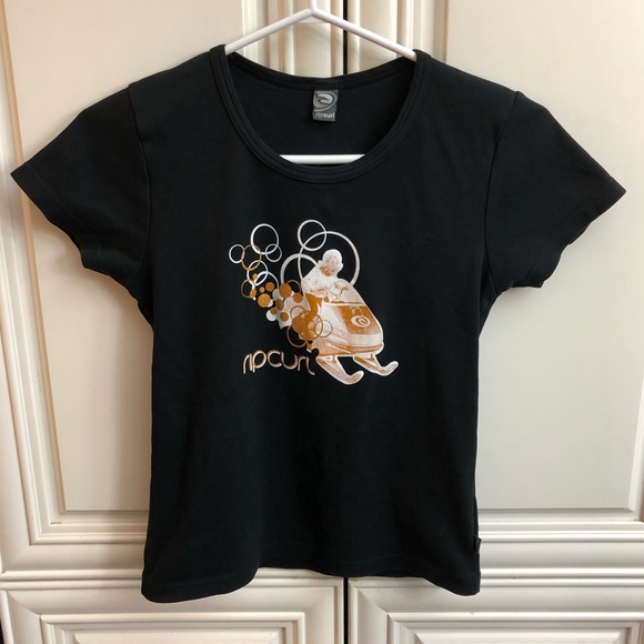 Rip Curl vintage snowmobile print shirt 🇨🇦 - Picture 1 of 9